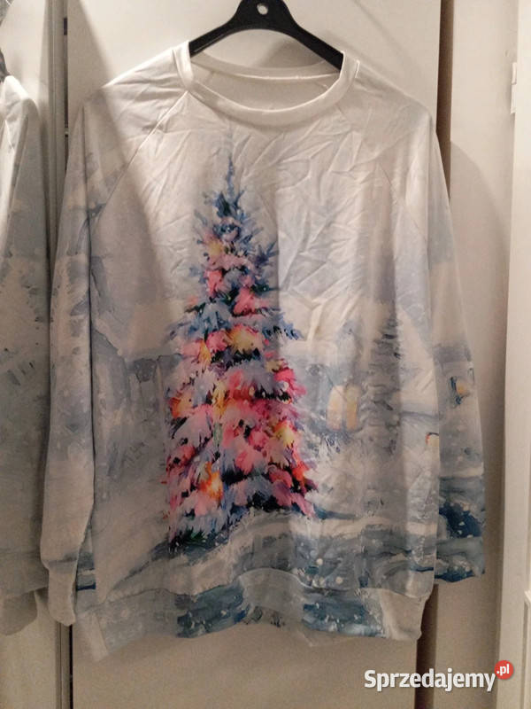 Bluza Damska Świąteczna LXL Nowa Merry Christmas Bydgoszcz