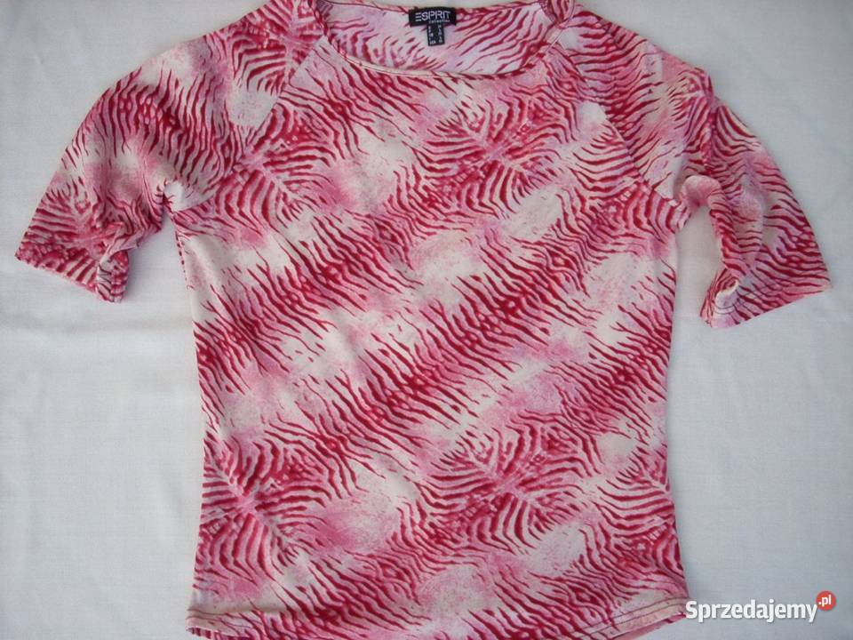 Esprit Cienka Bluzka Zebra 36 Rozmiar 36(S) sprzedam