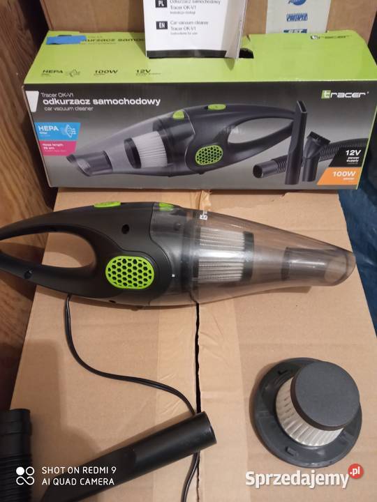 Odkurzacz Samochodowy Tracer 100W 2 filtry Hepa śląskie