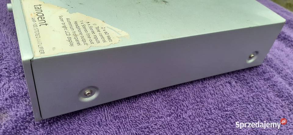 Wzmacniacz Tanqent 2x60W wyświetlacz LCD6 wejść2 kujawsko-pomorskie sprzedam