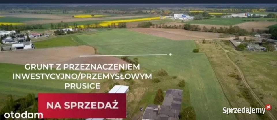 Działka Przemysłowo Usługowa Prusice woj