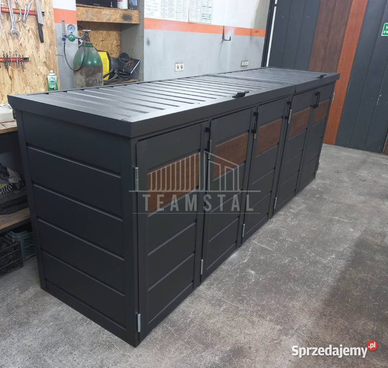 Skrzynia ogrodowa metalowa kufer 150x60x70 Sanok