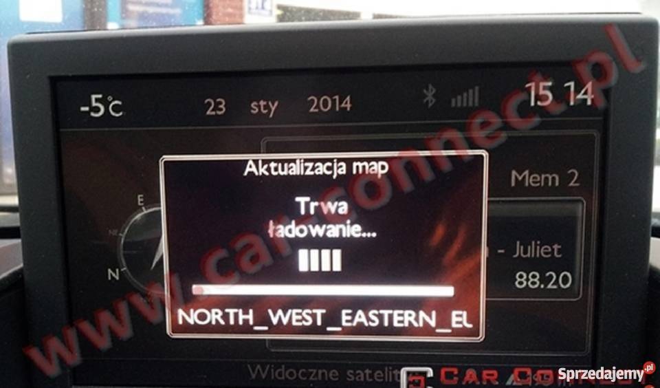 Citroen Peugeot język polski menu nawigacja