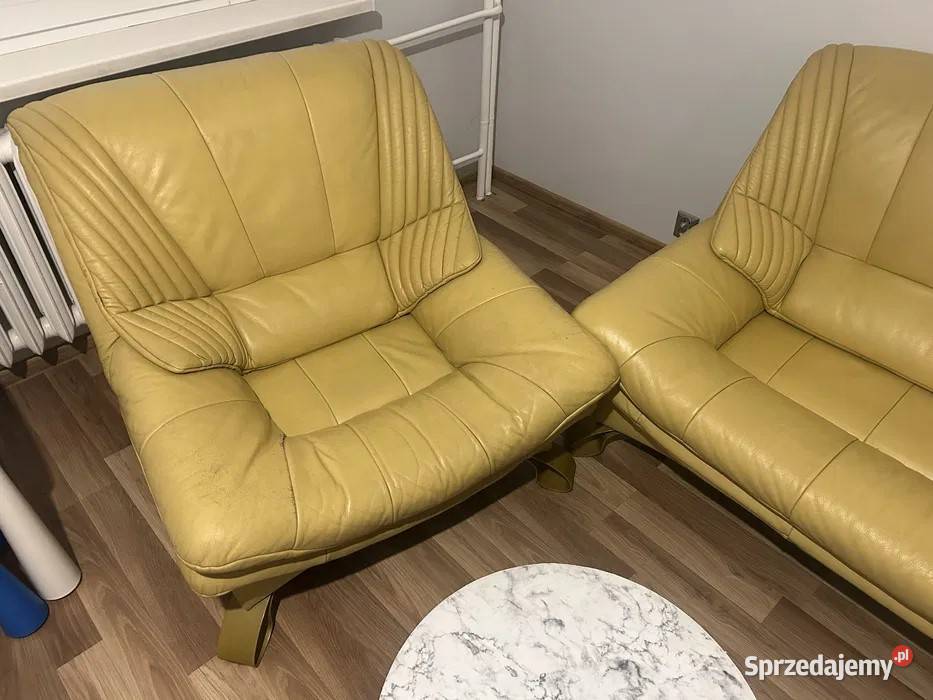 Fotele skórzane do renowacji Fotele mazowieckie sprzedam