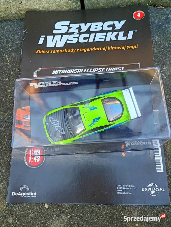 MITSUBISCHI ECLIPSE fast furious deagostini 143 mazowieckie Warszawa
