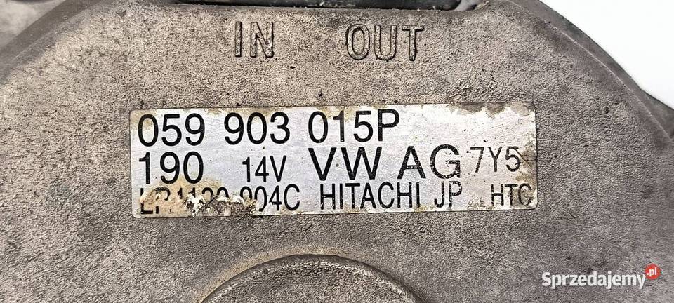 ALTERNATOR VOLKSWAGEN PHAETON LIFT 059903015P Lipno