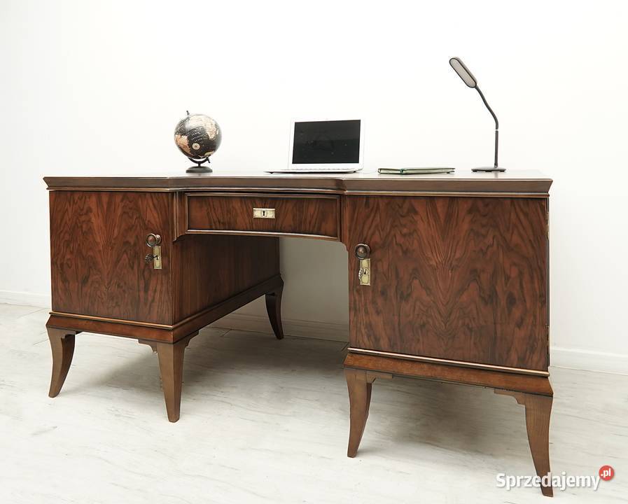 Zabytkowe biurko z lat 20tych renowacji Meble Jerka
