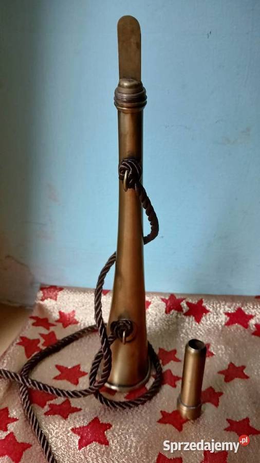 Stare mosiężne trąbki Sygnałowa