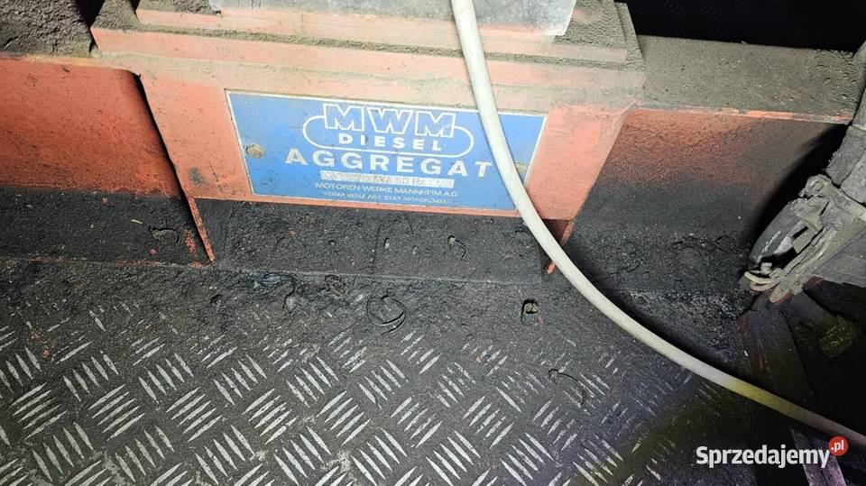 Agregat prądotworczy 272 KVA Motor V12 320 WMW Brzeźnik