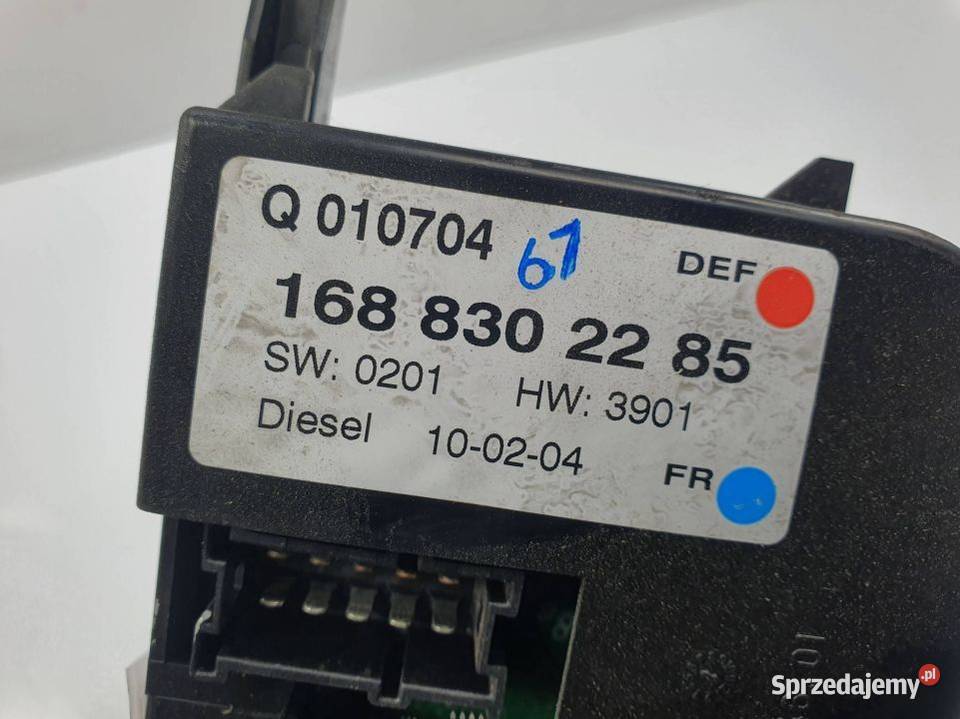 PANEL KLIMATYZACJI MERCEDES A KLASA W168 Lipno