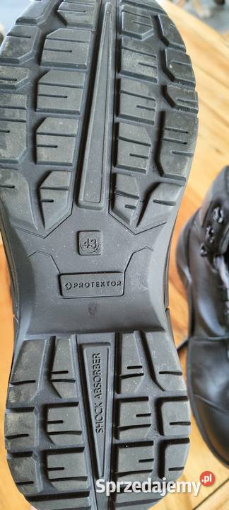 Buty robocze 43 Polskie Protektor skóra Żurawica