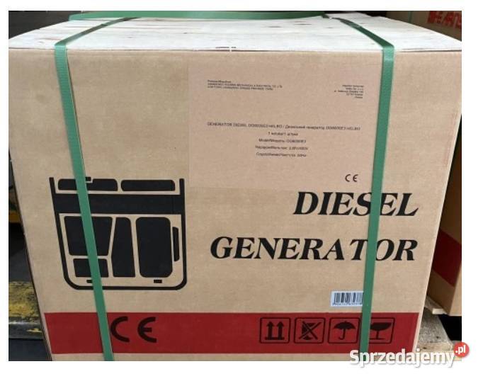 Agregat Generator Prądu Diesel DG6000E3 5KW Dąbrówka Wielka