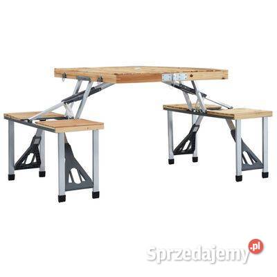 vidaXL Składany stolik turystyczny z 4 Meble ogrodowe Warszawa sprzedam