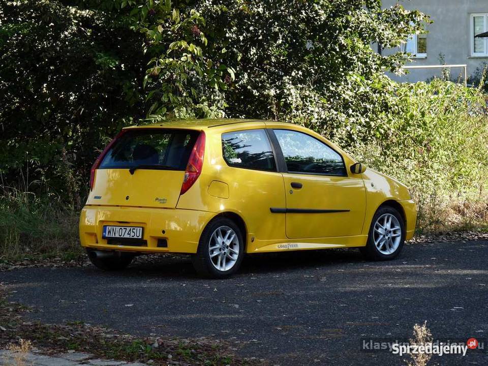 Fiat Punto HGT Abarth Giallo Ginestra Warszawa