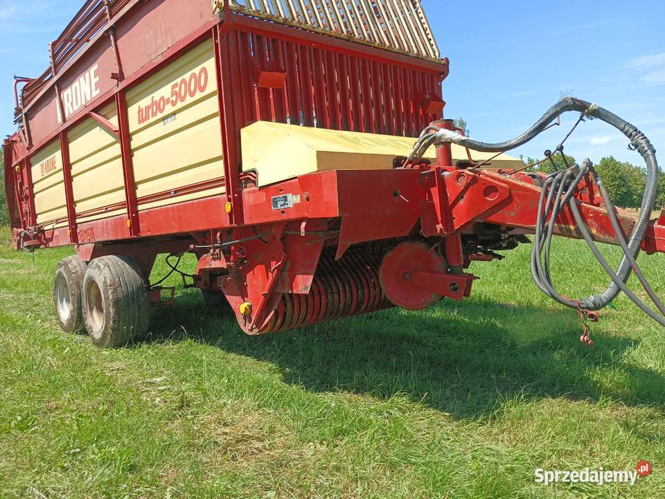 Przyczepa samozbierająca Krone turbo 5000 Szumowo
