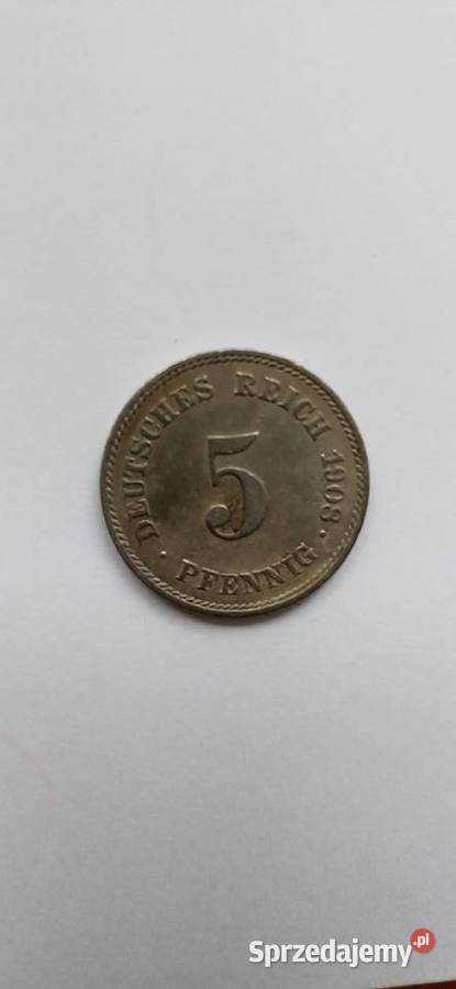 5 pfennig 1908 Skoczów sprzedam