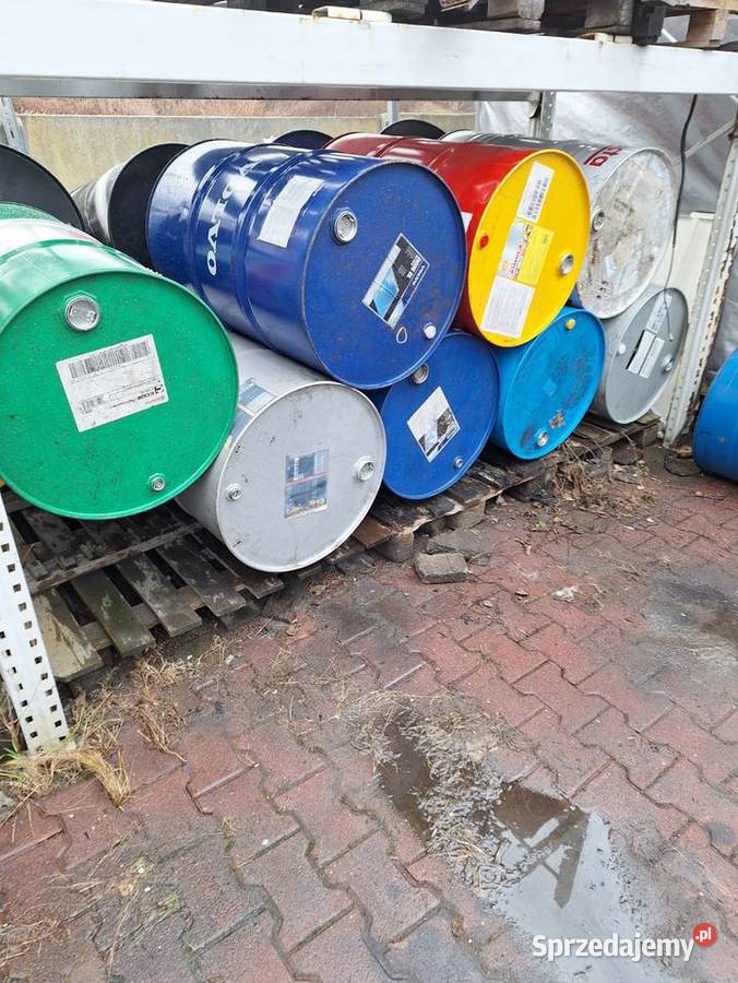 Beczki beczka 200 litrów metalowa oleju płynach Sosnowiec