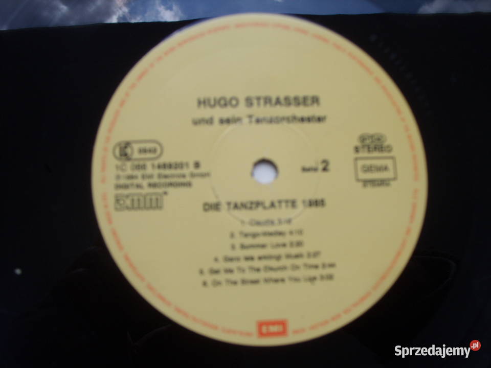Winyl LP HUGO STRASSERDIE TRANZPLATE 1985 Wołów