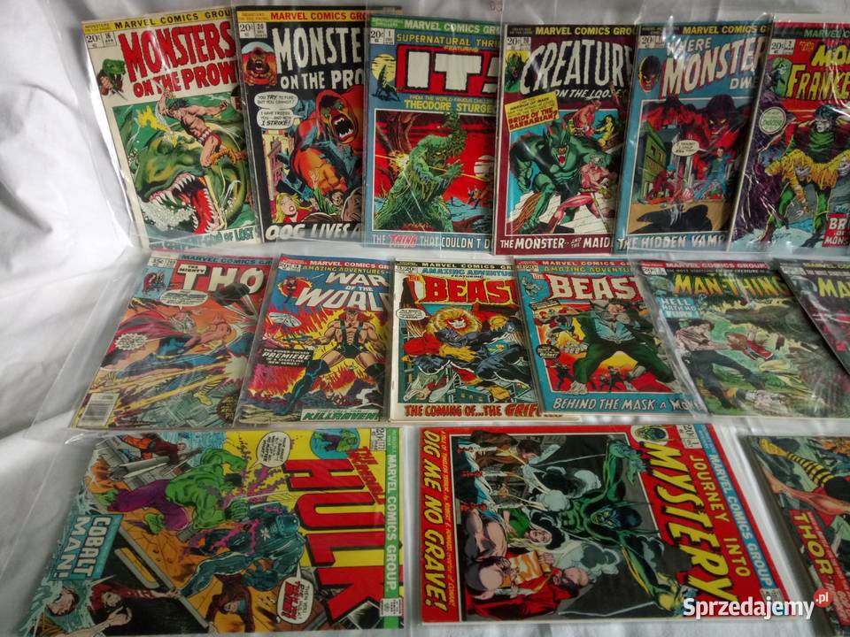 Komiksy Marvel stany brązowa era USA mazowieckie Warszawa sprzedam