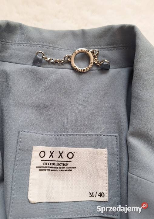 Piękna błękitna marynarka żakiet OXXO 3840 małopolskie