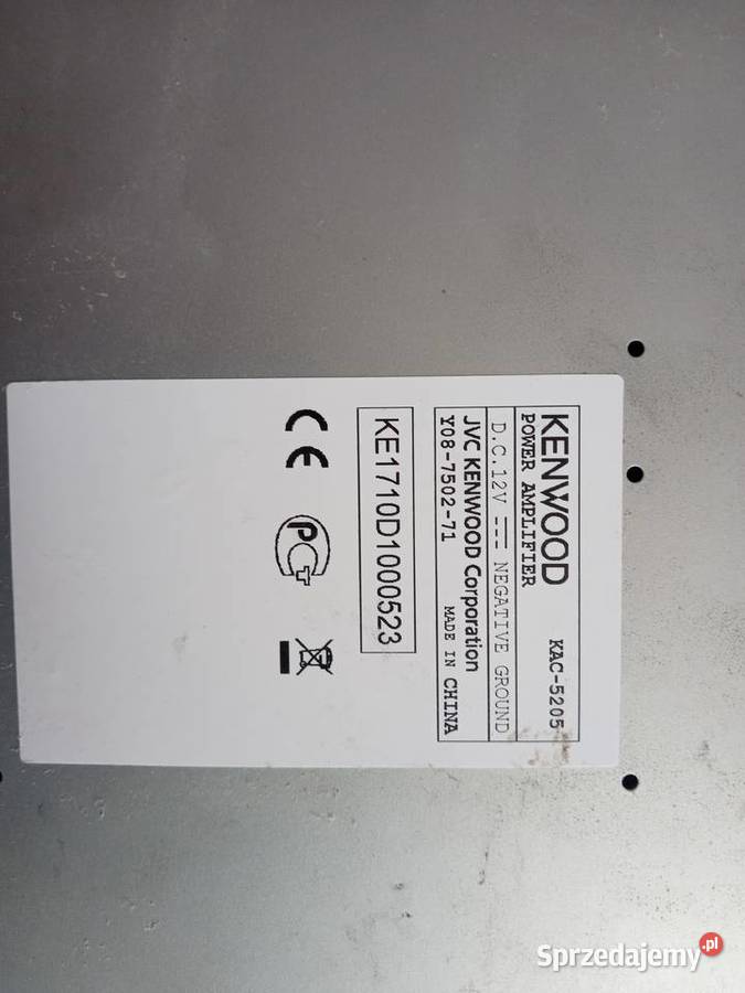 Wzmacniacz samochodowy Kenwood podkarpackie Jarosław