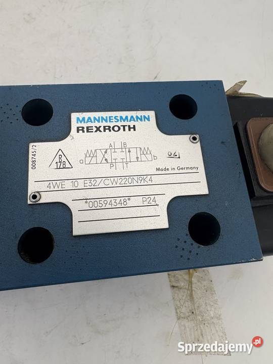 Rexroth 4WE10 E32CW220N9K4 Hydraulic Valve Pozostałe mazowieckie Warszawa