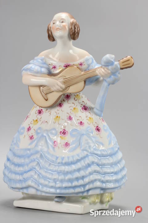 ARTexpert Figura figurka HEREND Dama z gitarą zachodniopomorskie Dobrzany