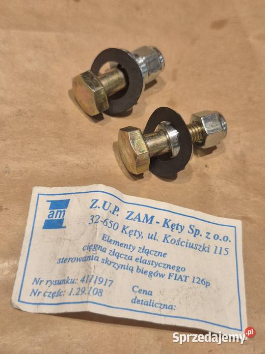 FSO Fiat 125p Elementy złącznie cięgna złącza osobowe Słupsk
