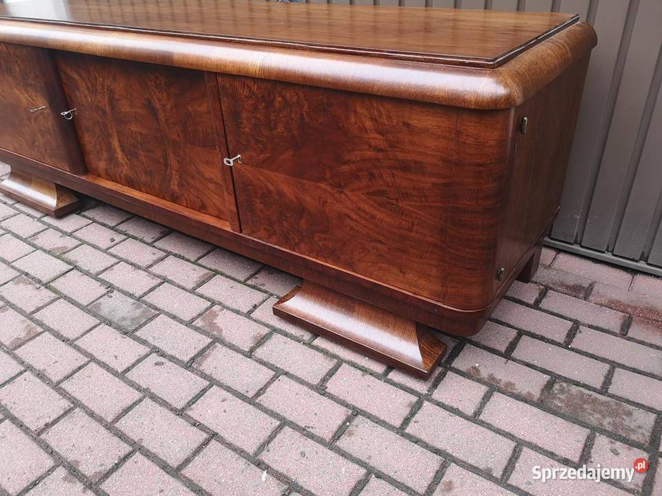 Komoda ARTDECO RTV Niska OrzechDąb 200 Solidna Meble Swarzędz