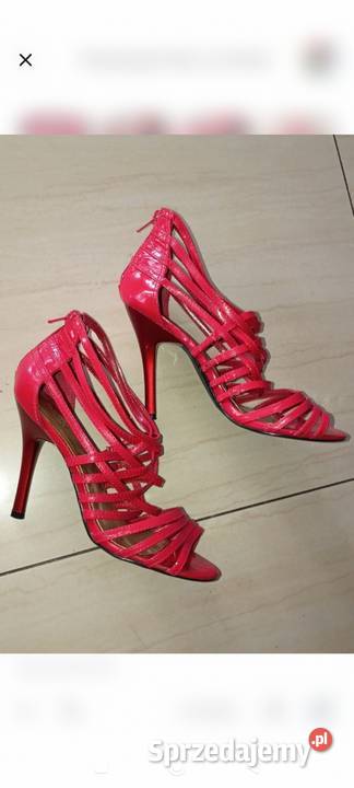 Czerwone Sandały GladiatorSzpilki Lakierowane inna kujawsko-pomorskie Bydgoszcz
