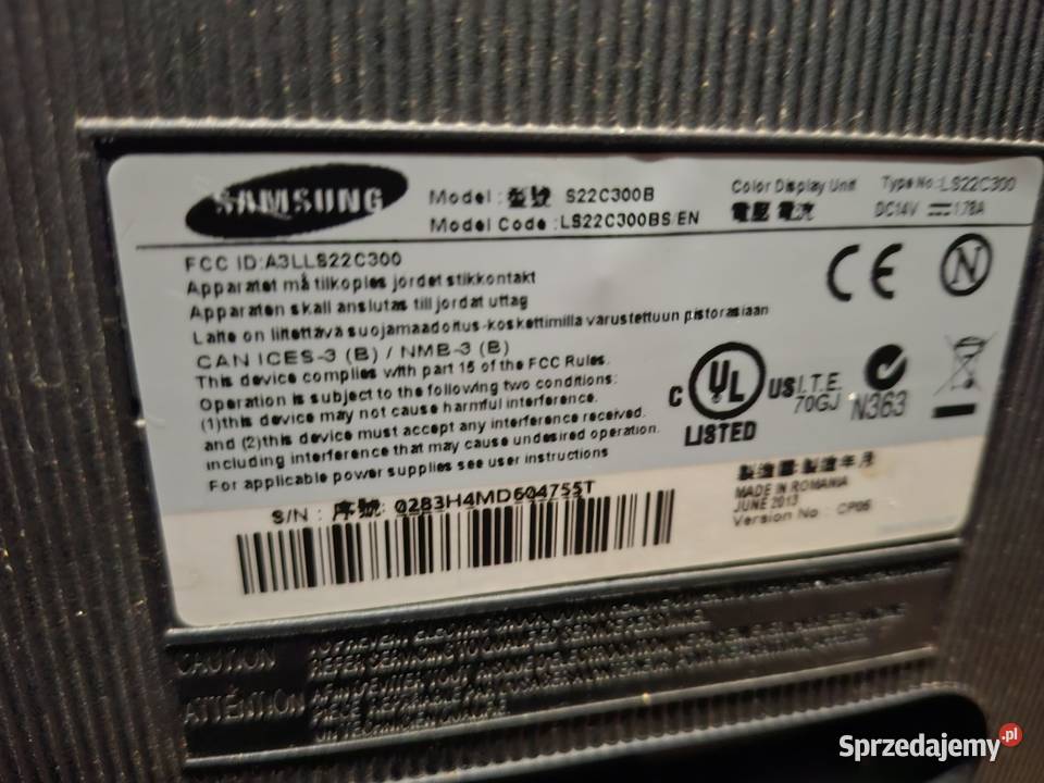 Monitor LCD do komputera 21" Płońsk