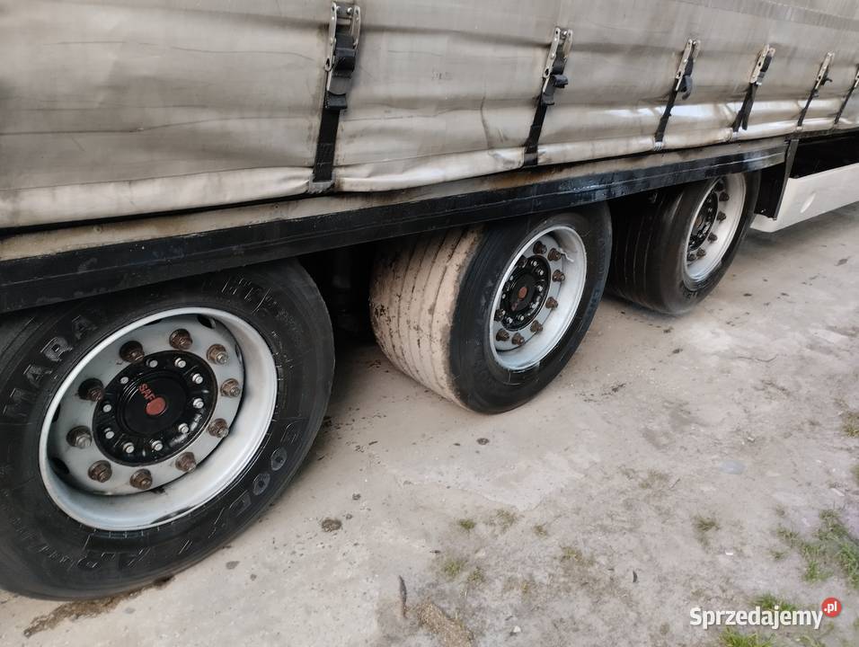 Naczepa firanka mega Krone oś podnoszona SAF Krone Lublin