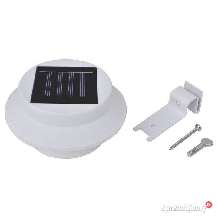 Solarne lampy ogrodzeniowe LED 12 białe WM277123 Warszawa sprzedam