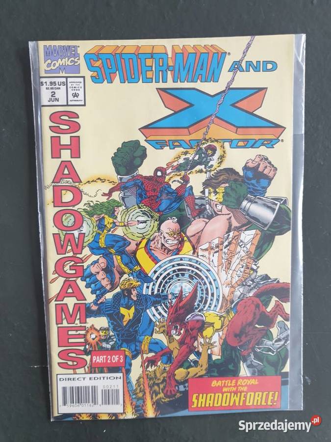 SpiderMan X Factor Shadow Games 3 komiksy Marvel
