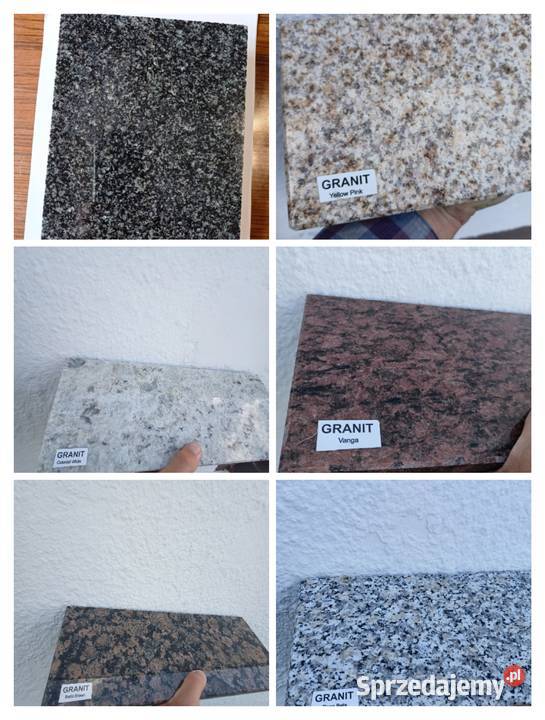 Parapety granitowe kamienie na wymiar Parapety śląskie Częstochowa
