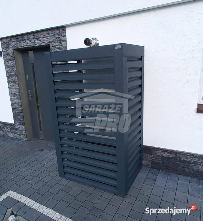Osłona pompy ciepła 90x50x180 antracyt GP325
