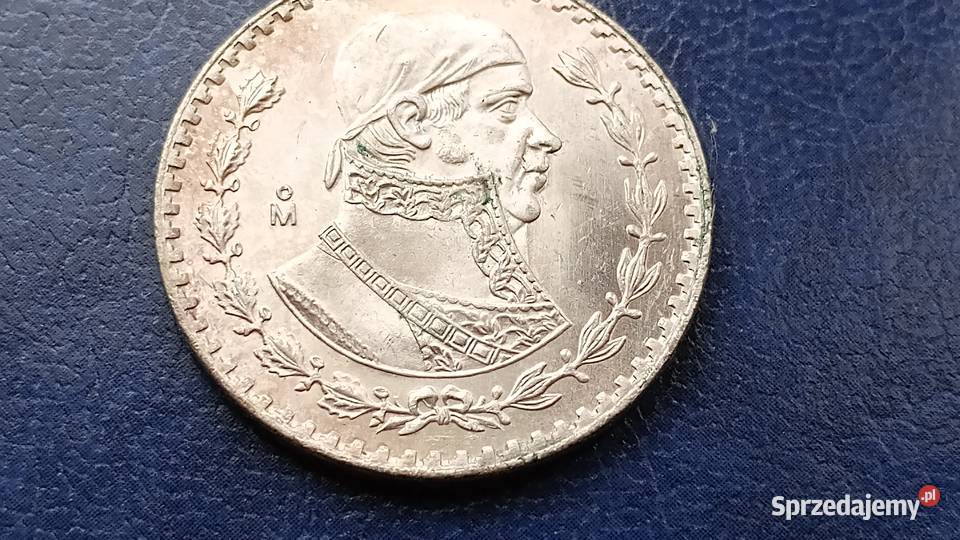 Stare monety 1 peso 1966 Meksyk mennicza Lesko sprzedam