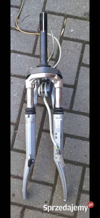 Widelec rowerowy z Gazellai elektrycznej z lampą lubelskie Hrubieszów