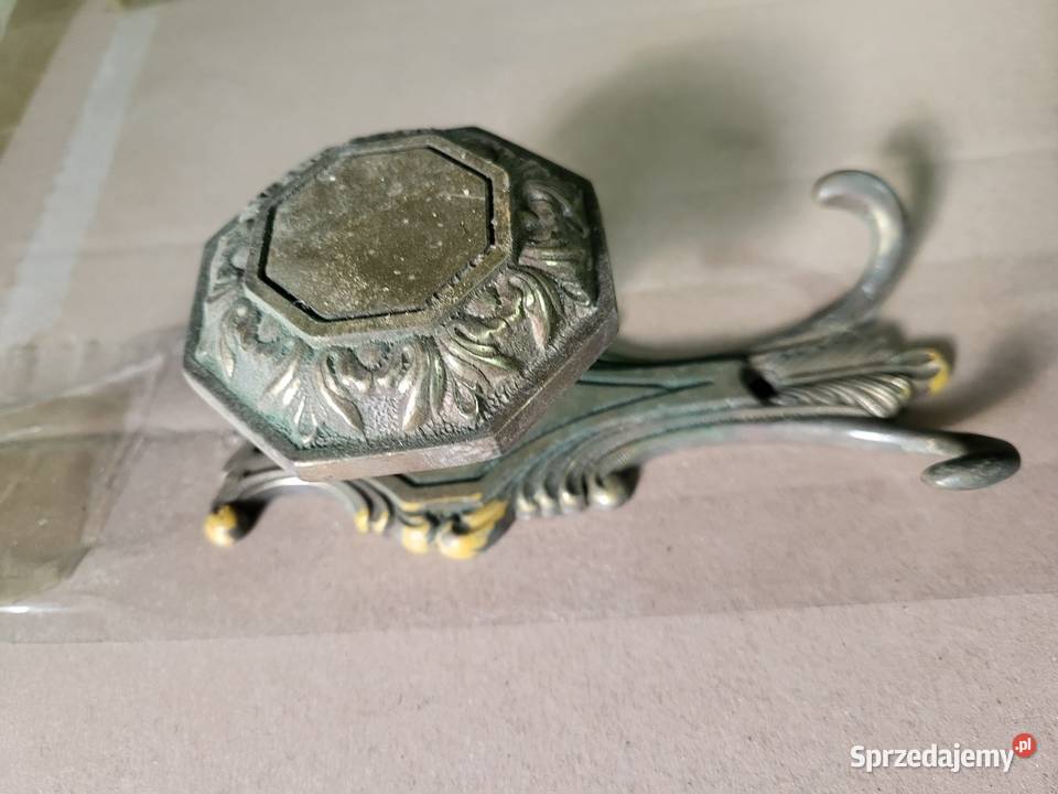 Wieszak mosiężny z lat 70tych vintage retro Zakliczyn sprzedam