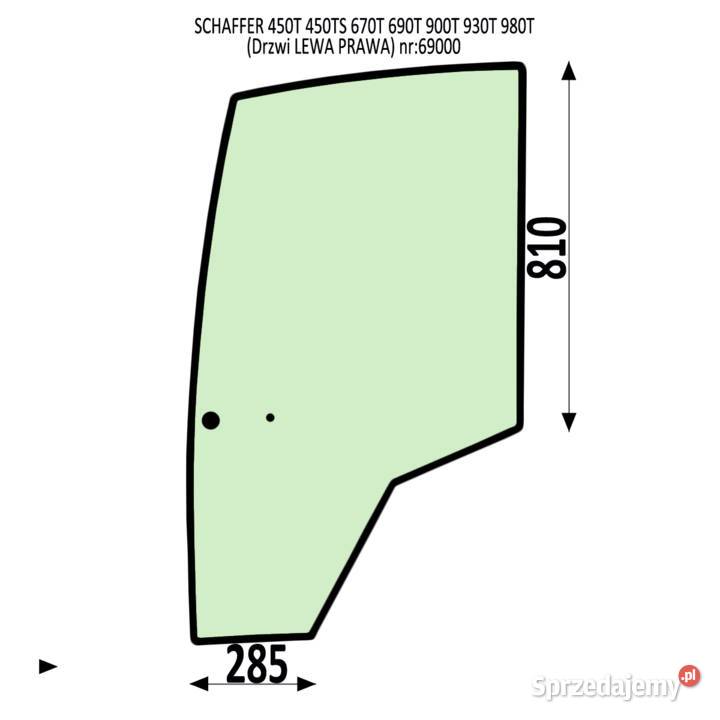 SZYBA DRZWI LEWE PRAWE SCHAFFER 450 670 930 T Kielce