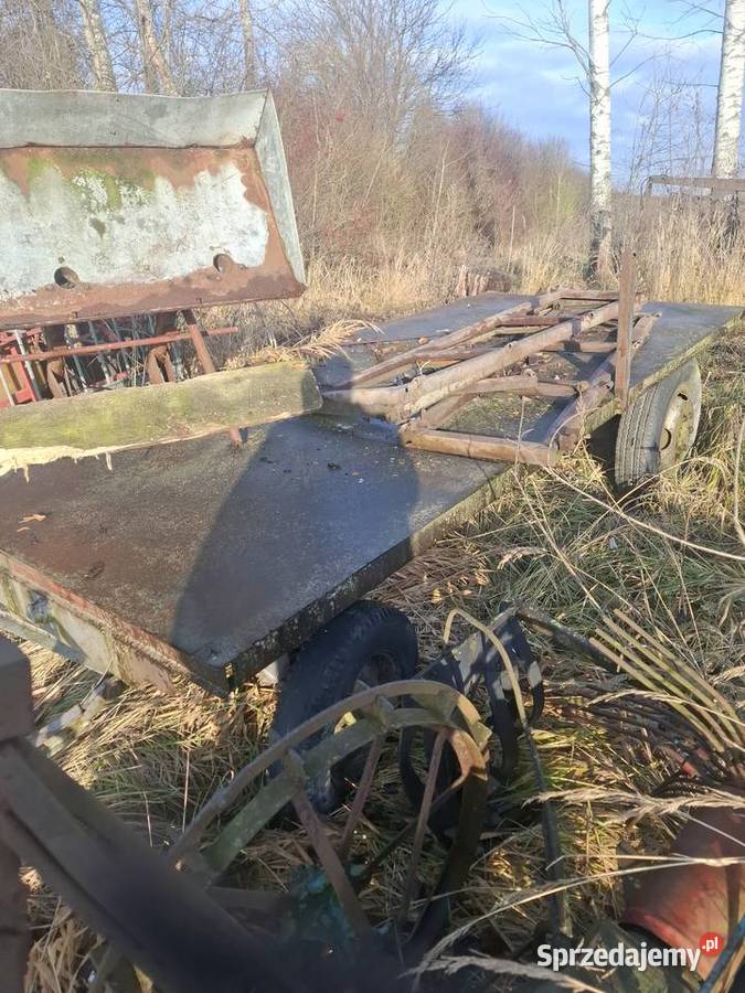 Przyczepa rolnicza Autosan D50 wywrotka maszyny Pińczów