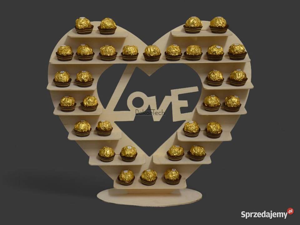 Stojak podstawka na pralinki ferrero czekoladki Delikatesy