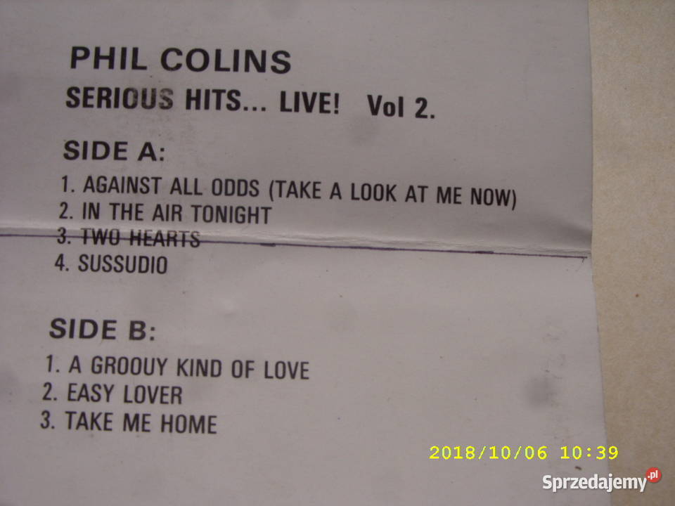 ROCK kasetaPHIL COLLINS3 kasety