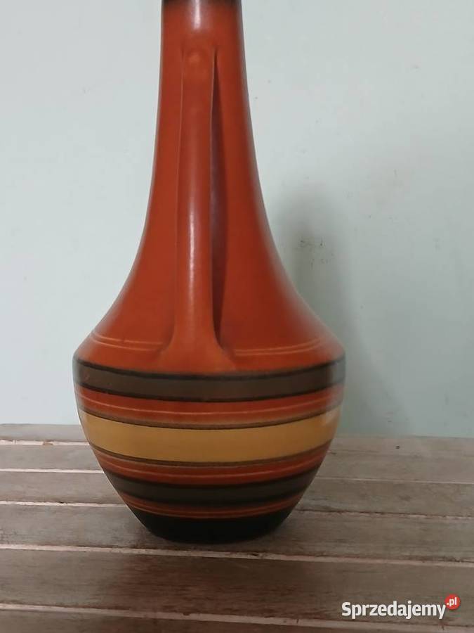 Ceramiczny wazon z lat 70 tych Kraków