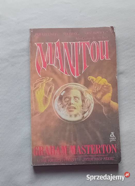 Graham Masterton Manitou Amber 1989 rWydanie I sprzedam
