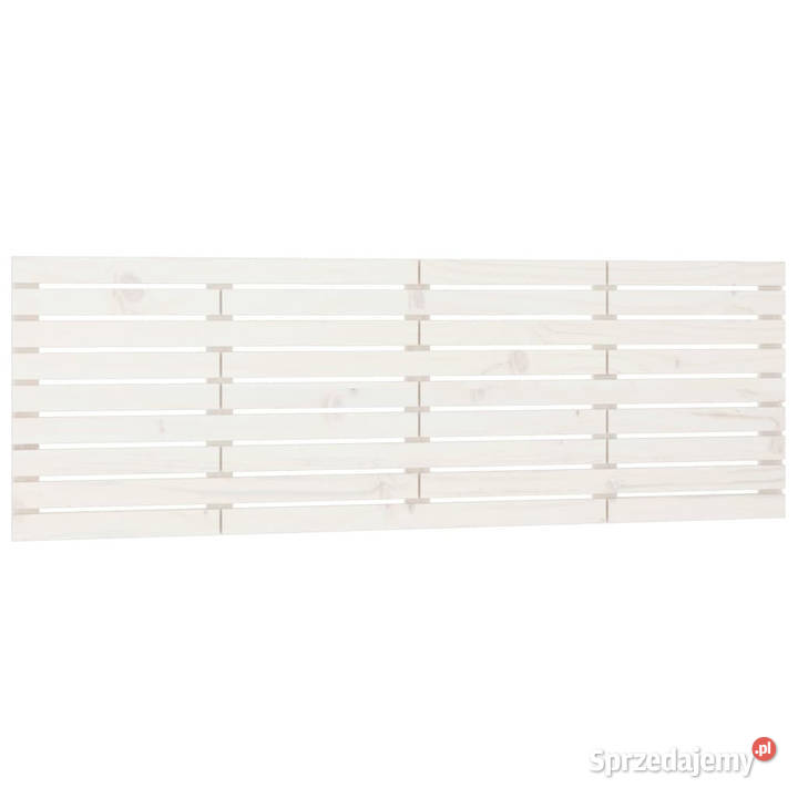 Wezgłowie łóżka białe 166x3x63 lite drewno Warszawa sprzedam