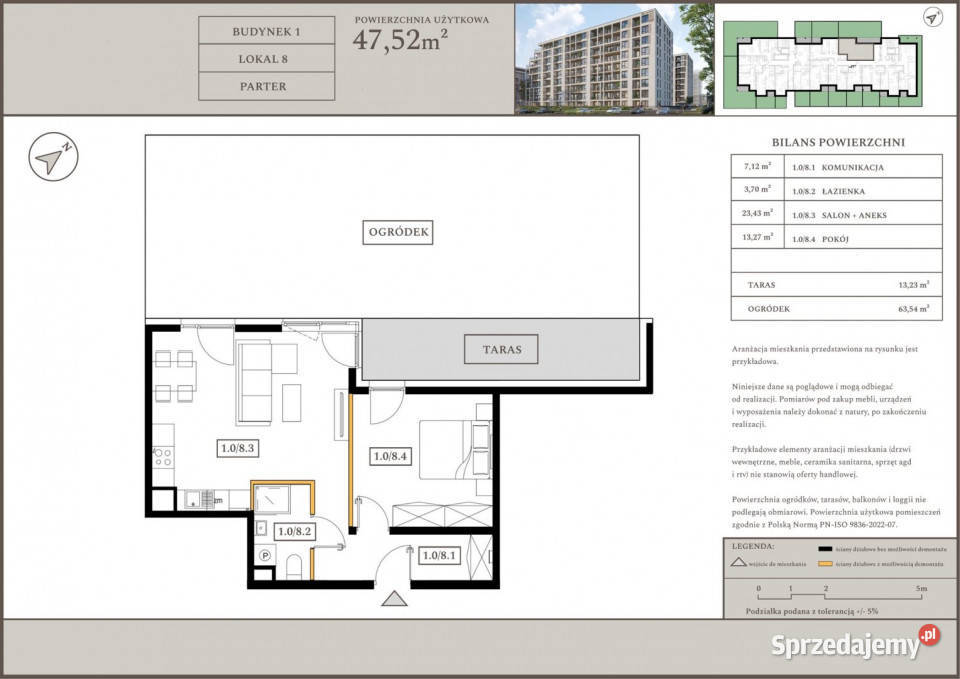 sprzedaży mieszkania 4752m2 2 pokojowe Kielce sprzedam