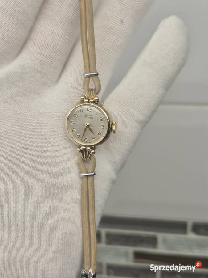 Damski zegarek vintage Girard Perregaux Au 20 Chorzów