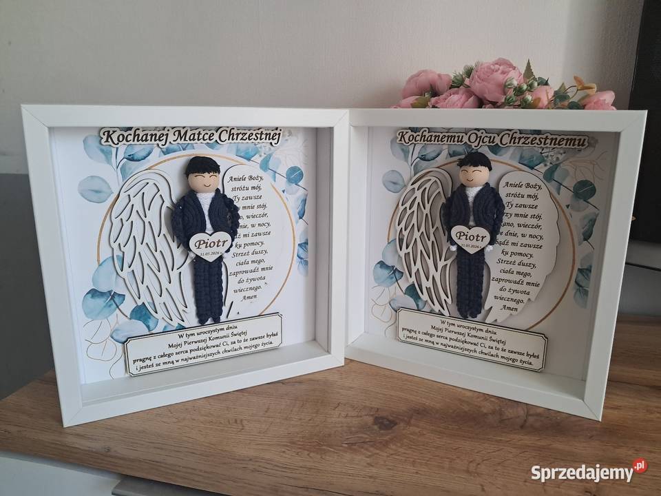 Podziękowania Rodziców Chrzestnych komunia Siedlce