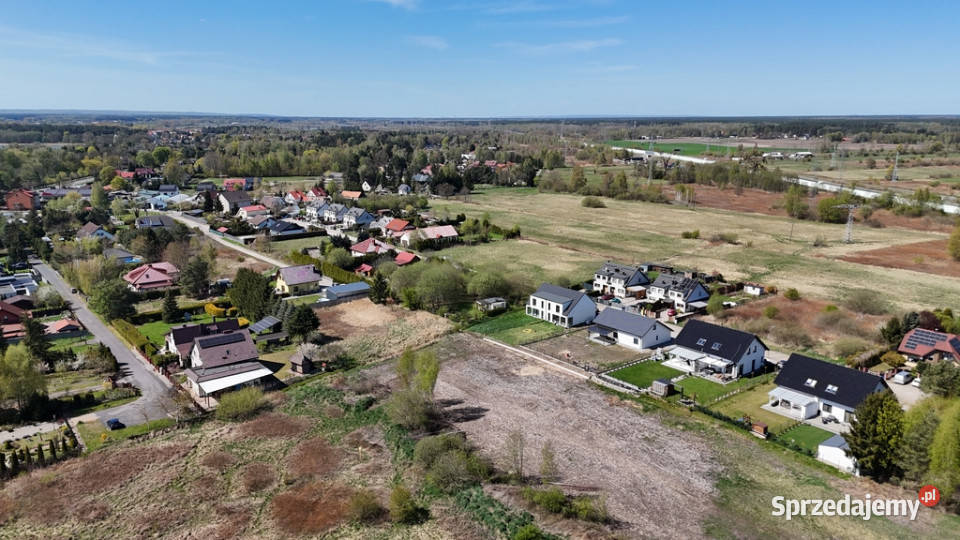 Działka jeziora Miedwie asfalt Zieleniewo